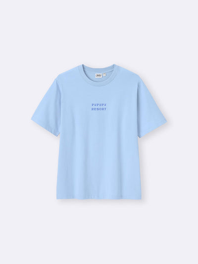 Kirby x GU Pupupu Resort - Men Graphic T-shirt IceCream Island [Pre-Order May 2026]
