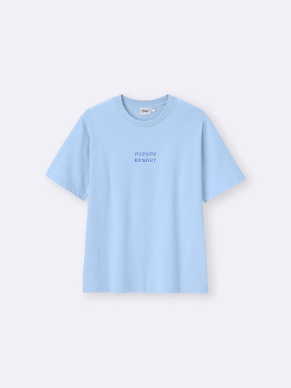 Kirby x GU Pupupu Resort - Men Graphic T-shirt IceCream Island [Pre-Order May 2026]