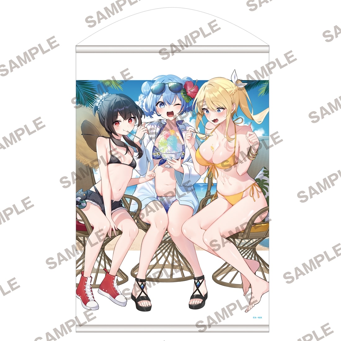Konosuba: God's Blessing on This Wonderful World! - Original Illustration Tapestry Aqua Megumin & Darkness [Pre-Order Sep 2026]