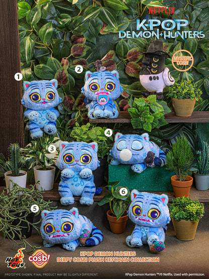 Kpop Demon Hunters Cosbi - Derpi Plush Keychain Box of 6 Types RANDOM