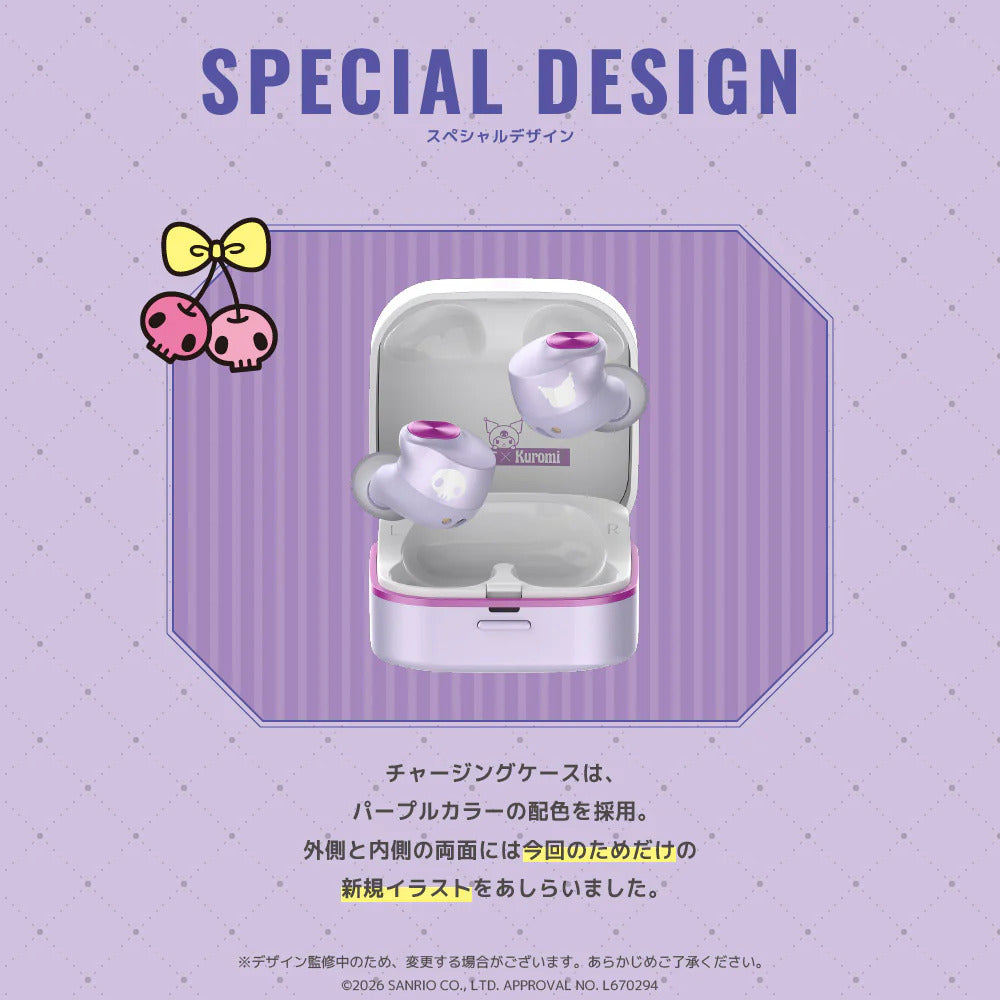 Kuromi X AVIOT - Limited Edition Wireless Earphones [Pre-Order Aug 2026]