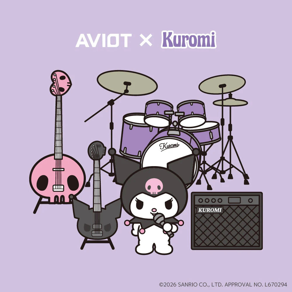 Kuromi X AVIOT - Limited Edition Wireless Earphones [Pre-Order Aug 2026]