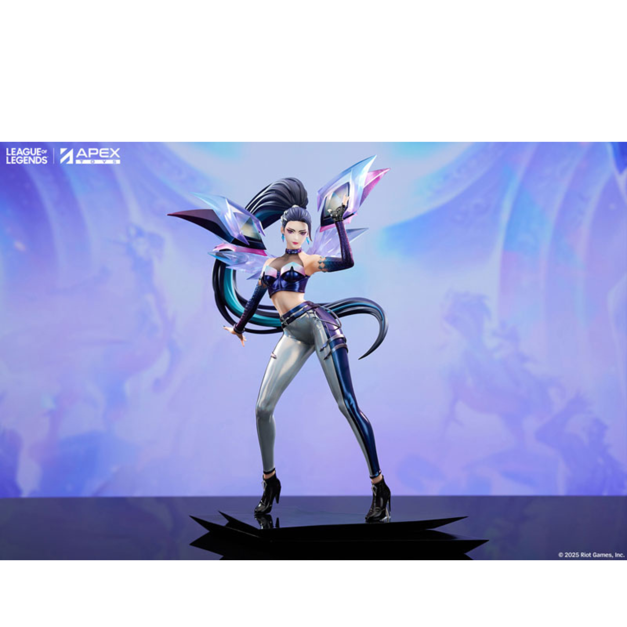 LEAGUE OF LEGENDS 1/7 COMPLETED FIGURE APEX - K/DA ALL OUT KAI'SA