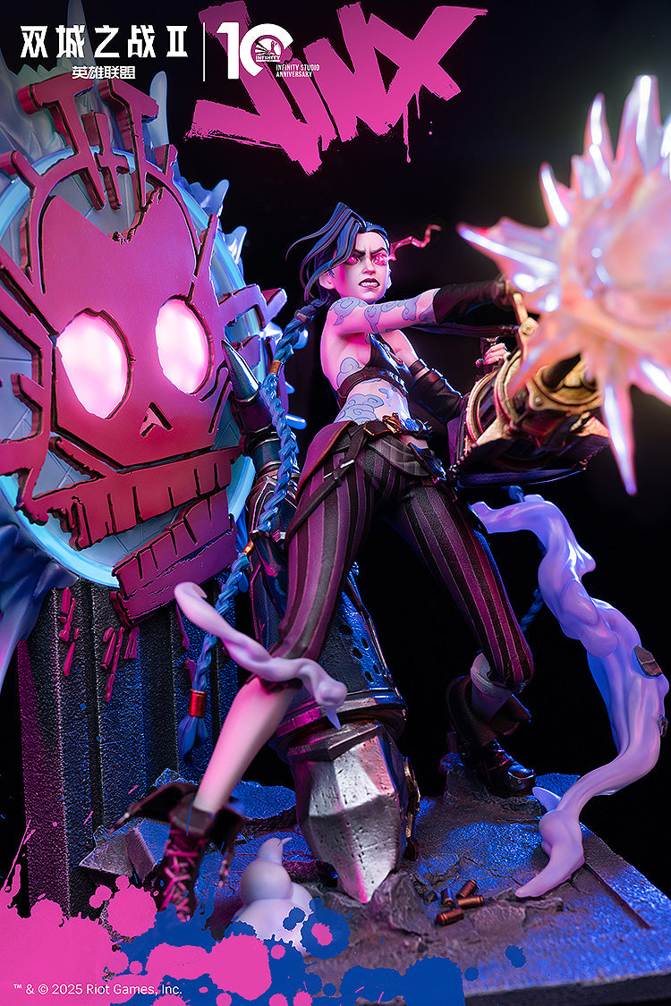 League of Legends Arcane Season 2 1/4 Scale Figure - Jinx Arcane