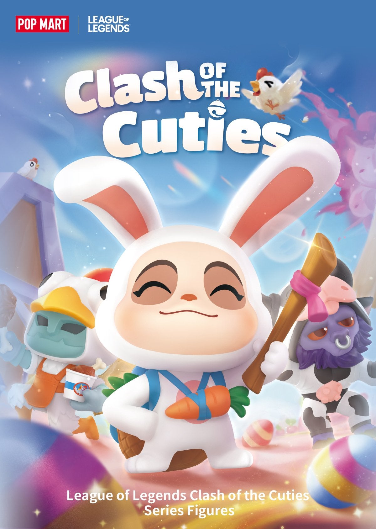 League of Legends POPMART - Clash Of The Cuties Box Of 12 Types