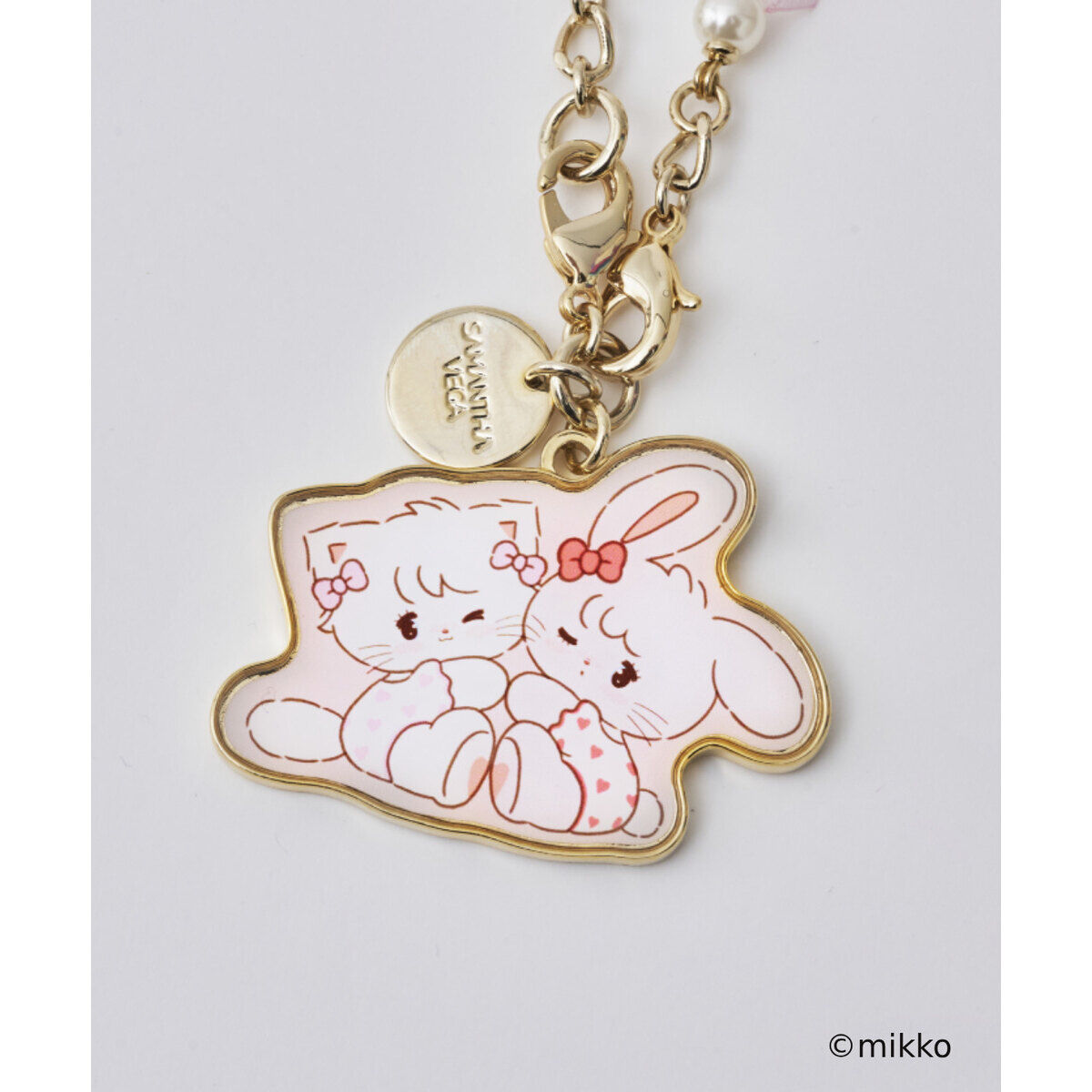 Lil ala mode x SAMANTHA VEGA - Mousse and Cammy Hugging Bag Charm