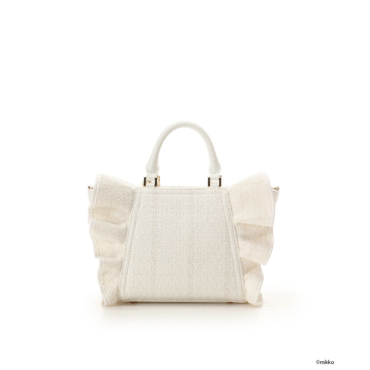 (petit ange)お纏め Switch＋バッグ Lil ala mode x SAMANTHA VEGA - Tweed Frill Handbag (4 Types) [Pre