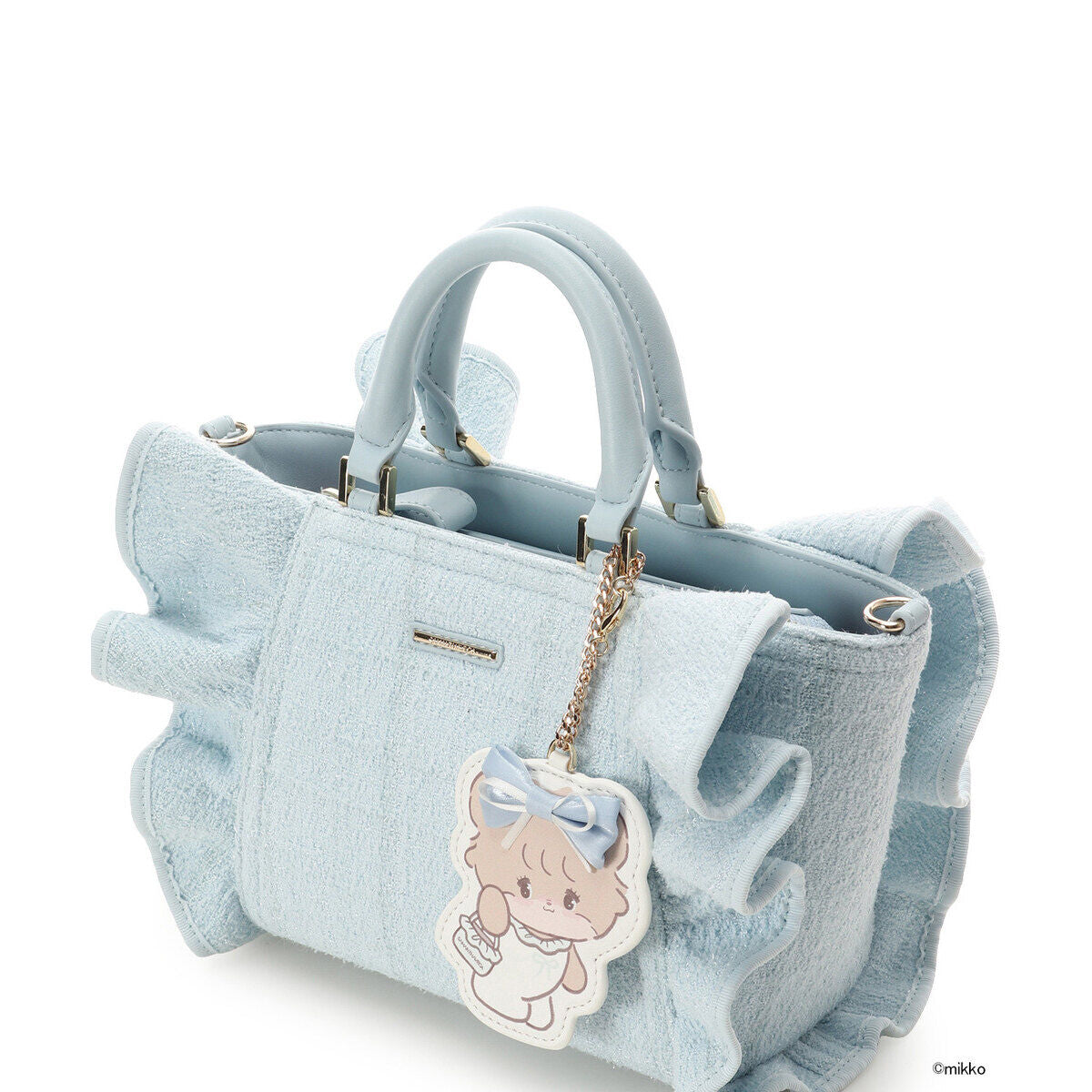 Lil ala mode x SAMANTHA VEGA - Tweed Frill Handbag (4 Types) [Pre