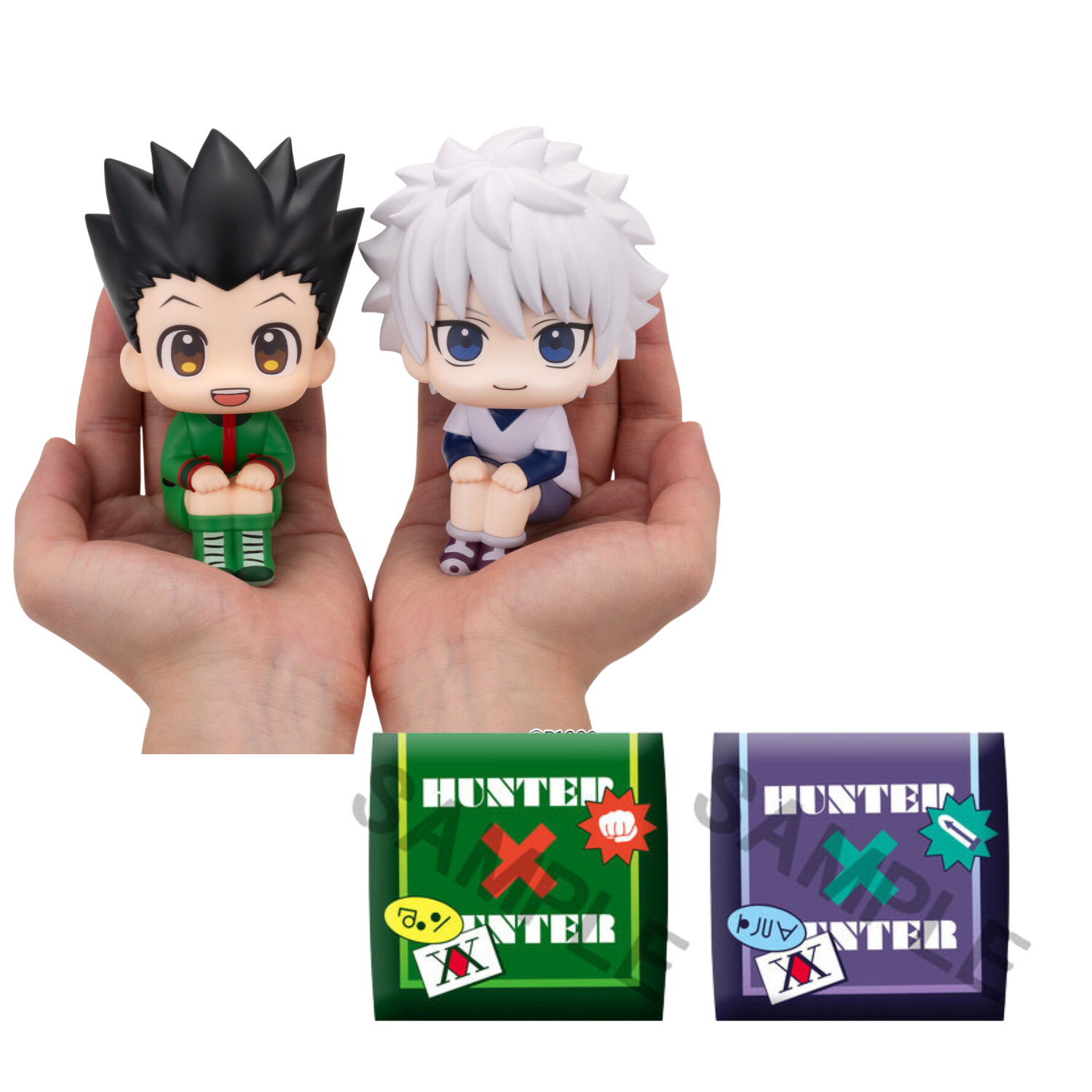 [Limited Edition] Hunter X Hunter Rukappu (Look Up) - Gon Freecs on Freecs & Killua Zoldyck Complete Set of 2 + Cushion Included [Pre-Order Jan 2027]