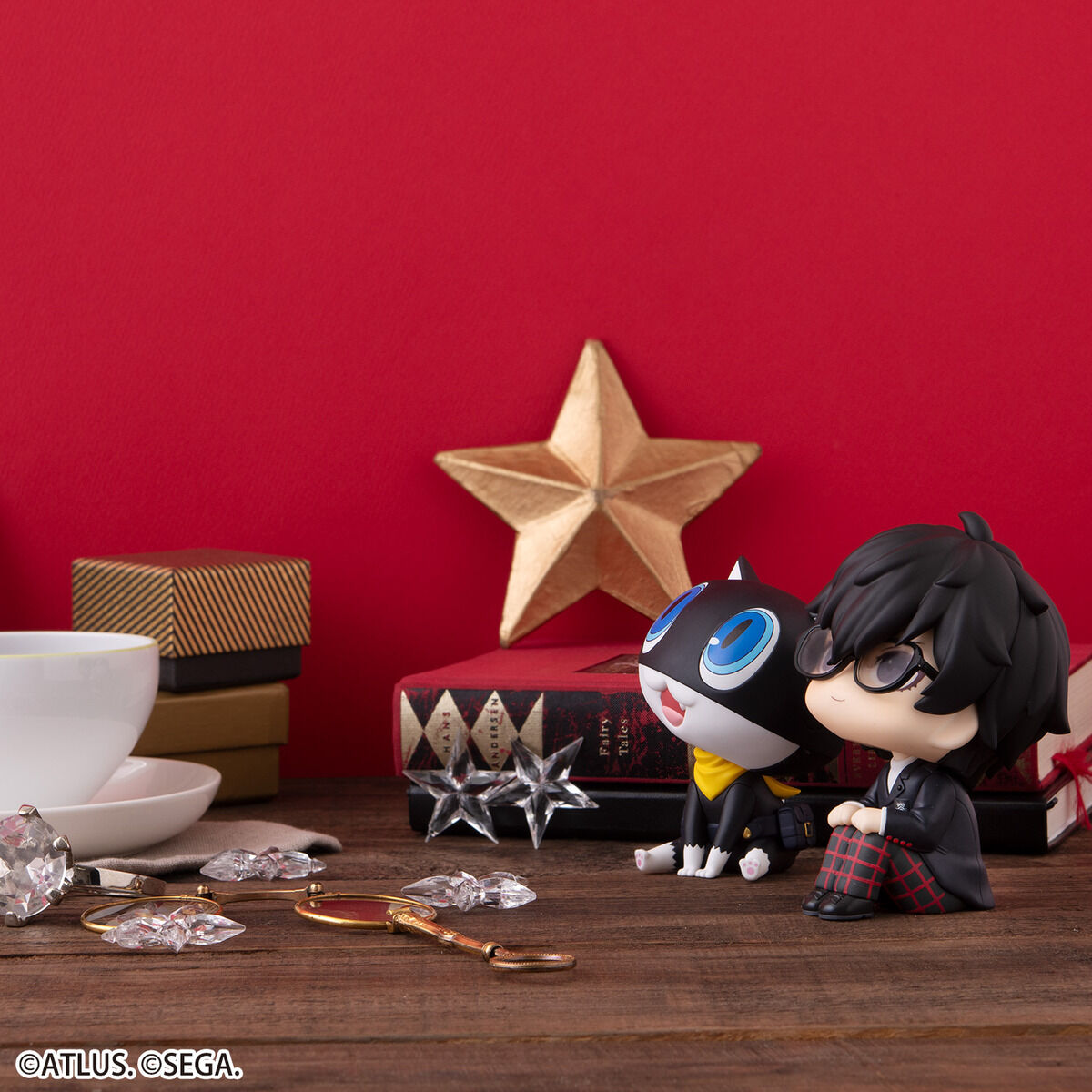 [Limited Edition] Persona 5 Rukappu (Look Up) - The Royal Protagonist & Morgana Complete Set of 2 Types + Cushion [Pre-Order April 2027]