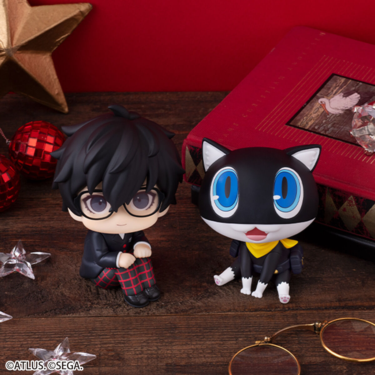 [Limited Edition] Persona 5 Rukappu (Look Up) - The Royal Protagonist & Morgana Complete Set of 2 Types + Cushion [Pre-Order April 2027]