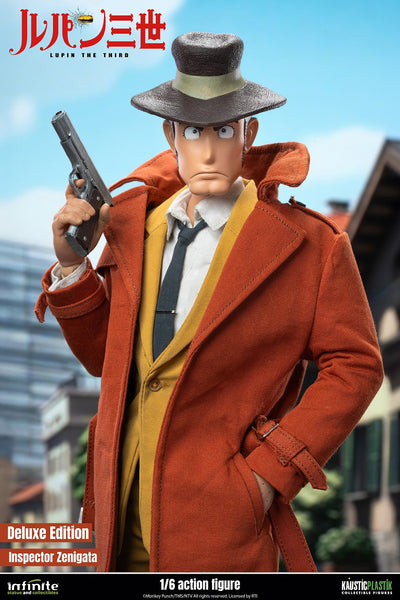 Lupin the Third Part 4 1/4 Scale Action Figure - Inspector Zenigata (Standard or Deluxe Edition) [Pre-Order Jan 2027]