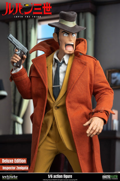 Lupin the Third Part 4 1/4 Scale Action Figure - Inspector Zenigata (Standard or Deluxe Edition) [Pre-Order Jan 2027]