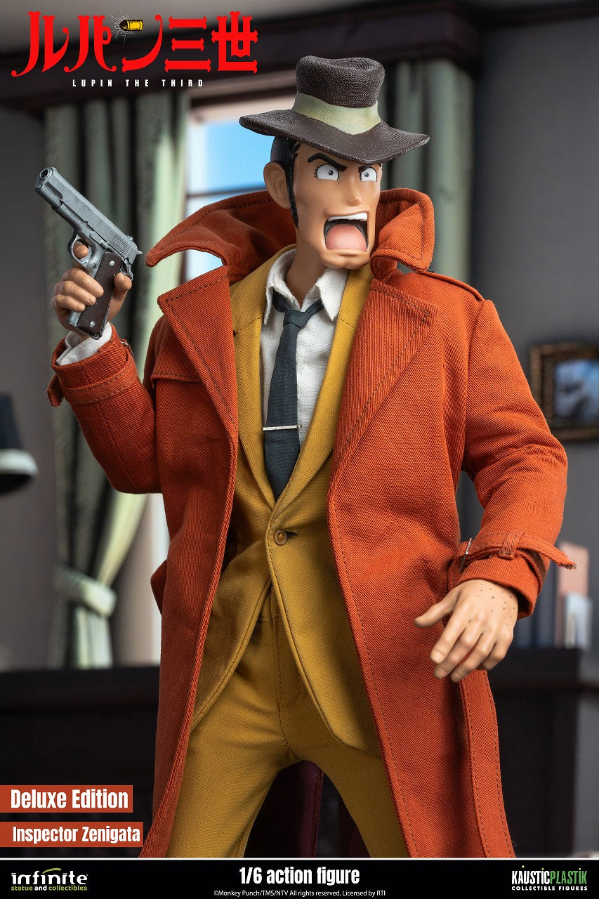 Lupin the Third Part 4 1/4 Scale Action Figure - Inspector Zenigata (Standard or Deluxe Edition) [Pre-Order Jan 2027]