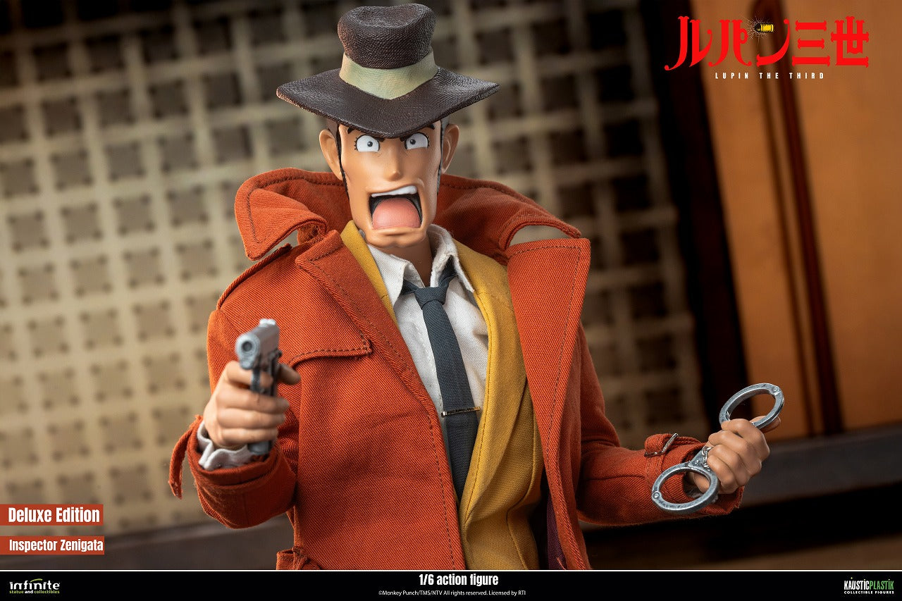 Lupin the Third Part 4 1/4 Scale Action Figure - Inspector Zenigata (Standard or Deluxe Edition) [Pre-Order Jan 2027]