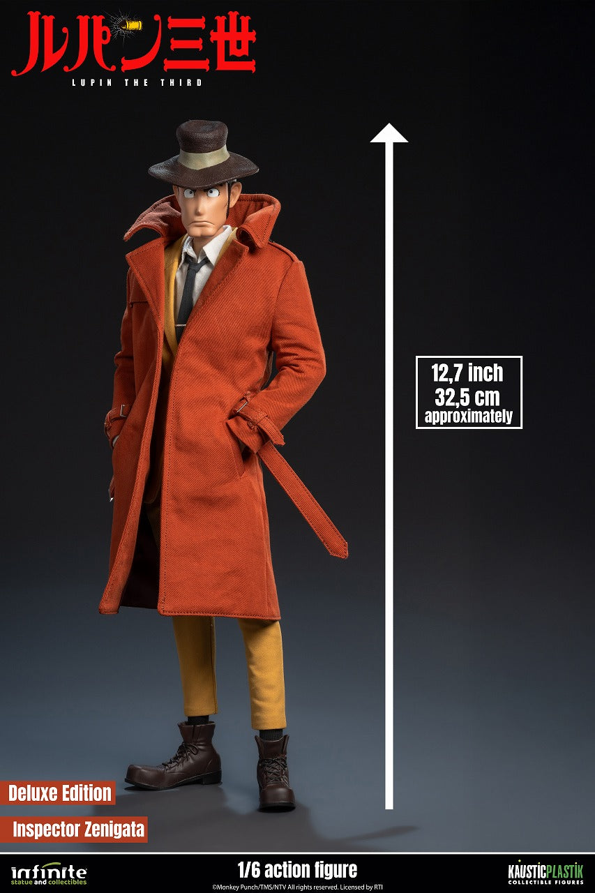 Lupin the Third Part 4 1/4 Scale Action Figure - Inspector Zenigata (Standard or Deluxe Edition) [Pre-Order Jan 2027]
