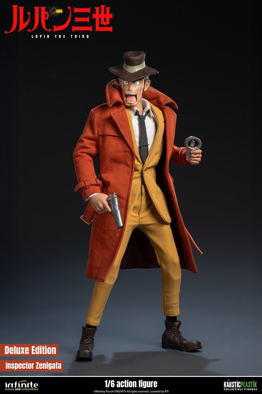 Lupin the Third Part 4 1/4 Scale Action Figure - Inspector Zenigata (Standard or Deluxe Edition) [Pre-Order Jan 2027]