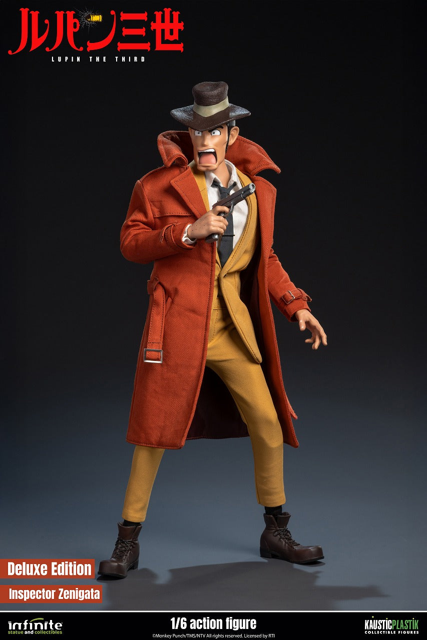Lupin the Third Part 4 1/4 Scale Action Figure - Inspector Zenigata (Standard or Deluxe Edition) [Pre-Order Jan 2027]