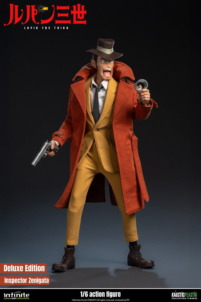 Lupin the Third Part 4 1/4 Scale Action Figure - Inspector Zenigata (Standard or Deluxe Edition) [Pre-Order Jan 2027]