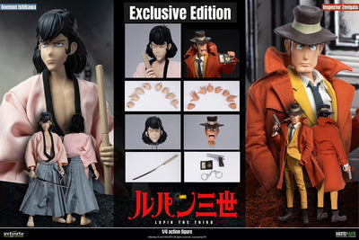 Lupin the Third Part 4 1/4 Scale Action Figure - Inspector Zenigata and Goemon Ishikawa Exclusive Edition Duo Set [Pre-Order Jan 2027]