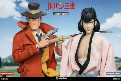 Lupin the Third Part 4 1/4 Scale Action Figure - Inspector Zenigata and Goemon Ishikawa Exclusive Edition Duo Set [Pre-Order Jan 2027]