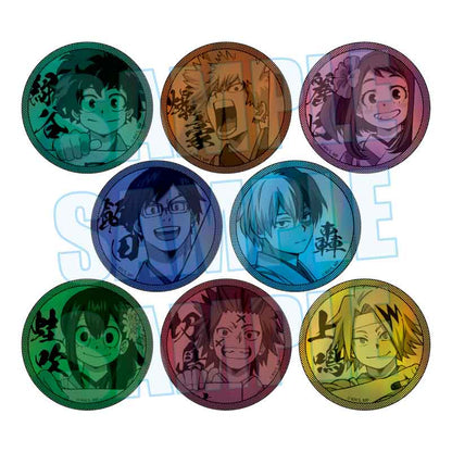 My Hero Academia - Trading Hologram Can Badges, New Year's Calligraphy Ver. Complete Set of 8 Types [Pre-Order Mar 2026]