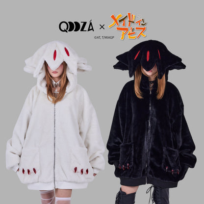 Made in Abyss x Qooza Fashion Collection - Faputa Fur Jacket (Black) [Pre-Order Apr 2026]