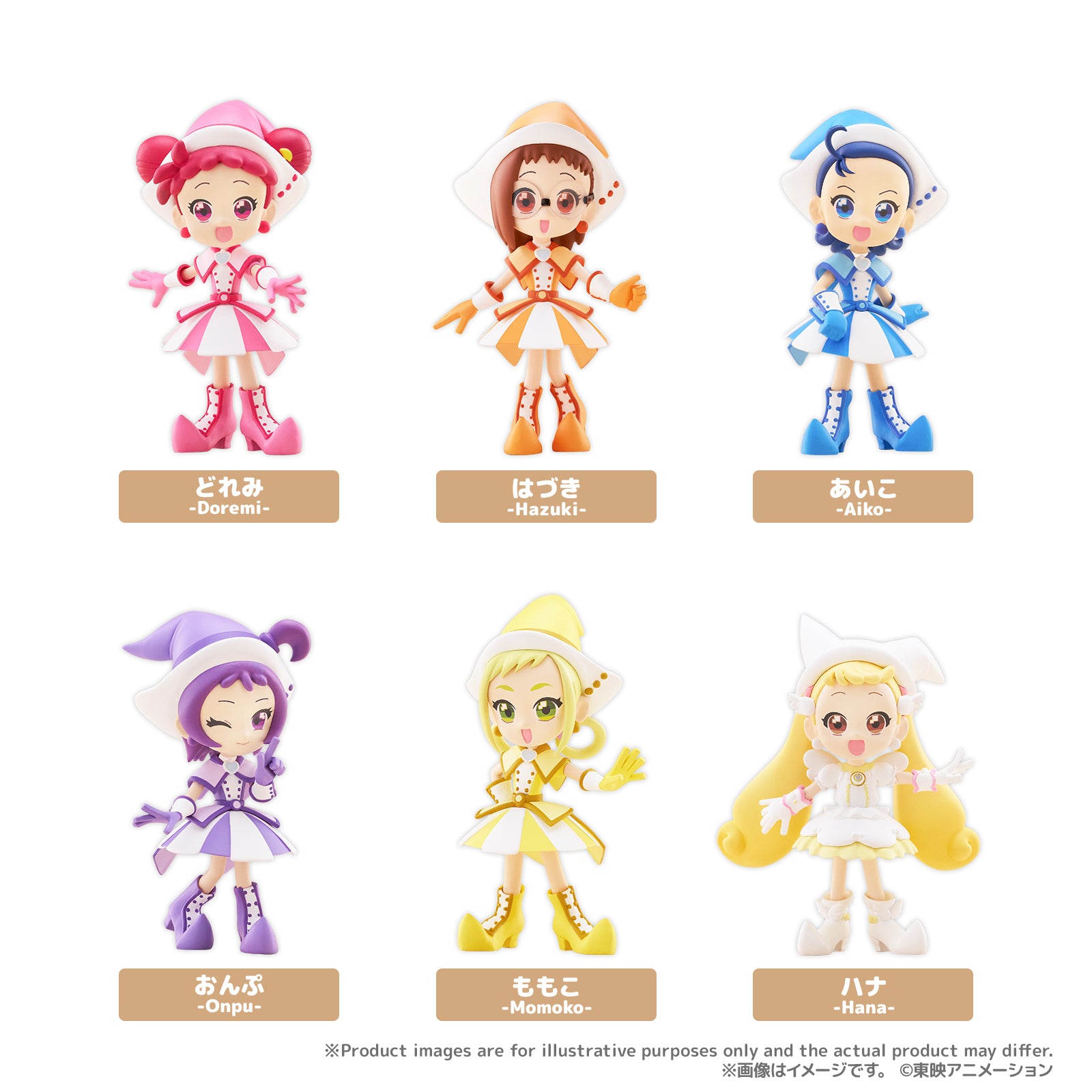 Magical Doremi PalVerse Figures - Complete Set of 6 Types