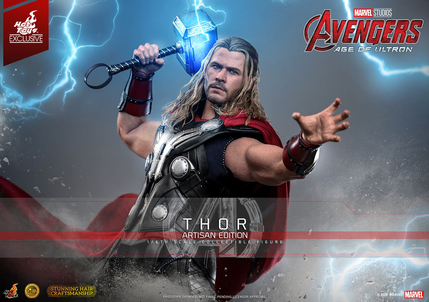 Marvel / Avengers Age of Ultron Movie Masterpiece Figure - Thor [Pre-Order Mar 2027]