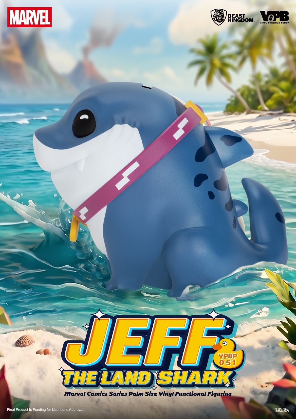 Marvel Comics Series Palm Sized Vinyl Figure - Jeff the Land Shark [Pre-Order Jan 2027]