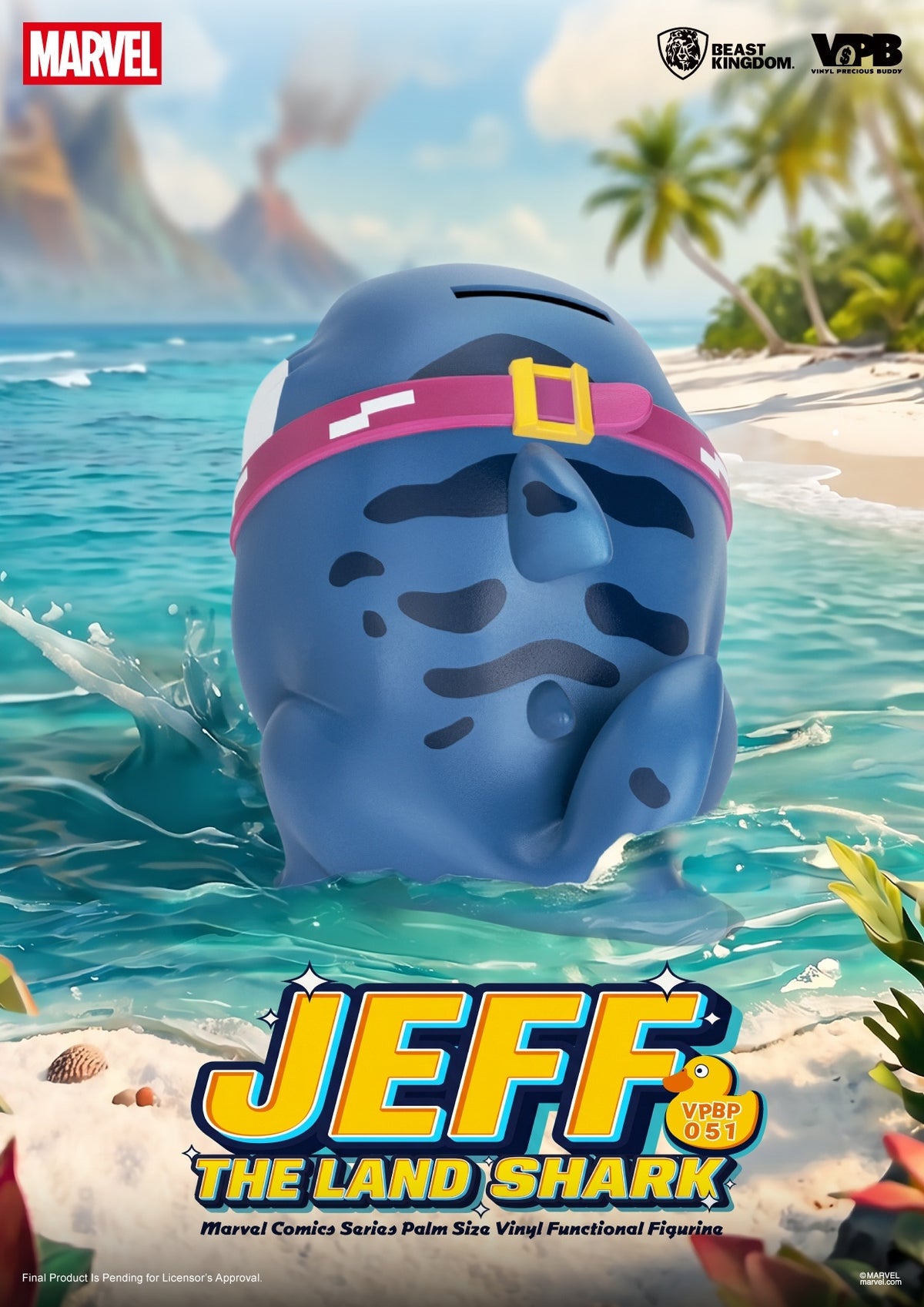 Marvel Comics Series Palm Sized Vinyl Figure - Jeff the Land Shark [Pre-Order Jan 2027]