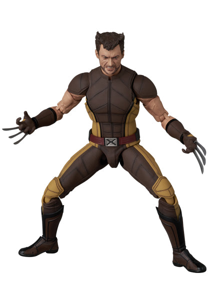 Marvel Deadpool & Wolverine Mafex Figure - Wolverine Brown ver