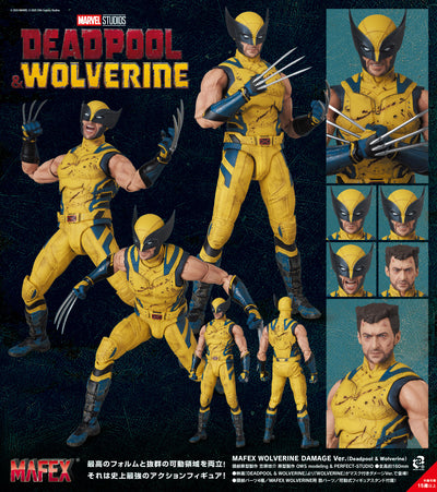 Marvel Deadpool & Wolverine Mafex Figure - Wolverine Damage ver. [Pre-Order Aug 2026]