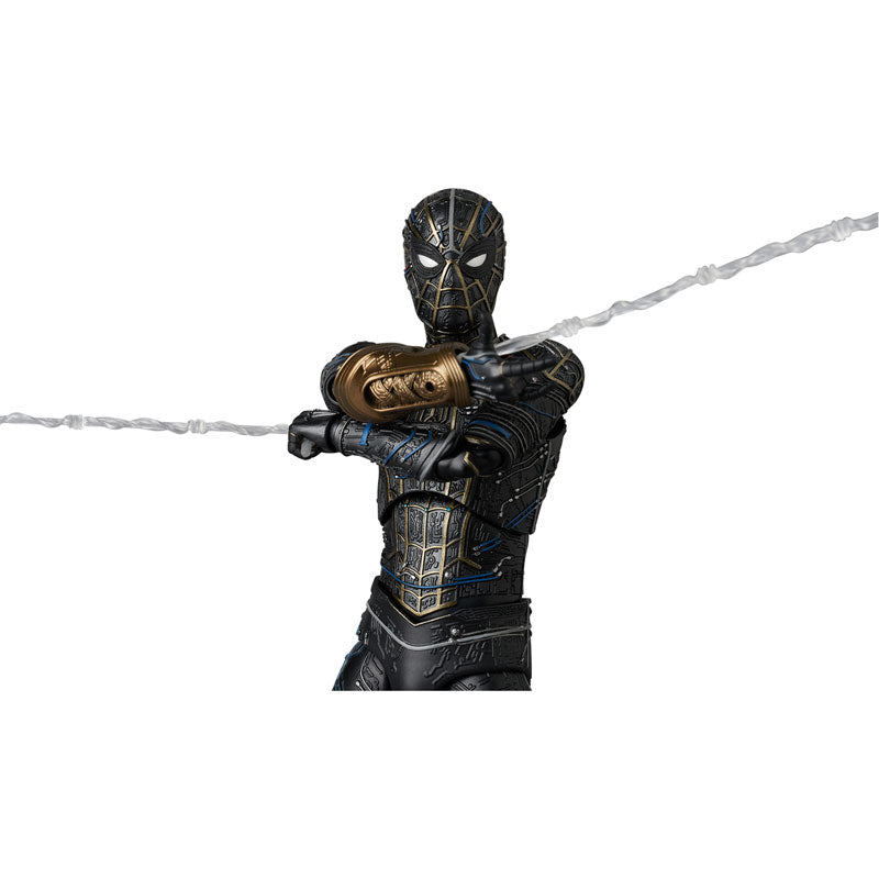 Marvel Mafex Figure Spider Man No Way Home - Spider Man Black & Gold Suit [Pre-Order Jan 2027]