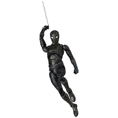 Marvel Mafex Figure Spider Man No Way Home - Spider Man Black & Gold Suit [Pre-Order Jan 2027]
