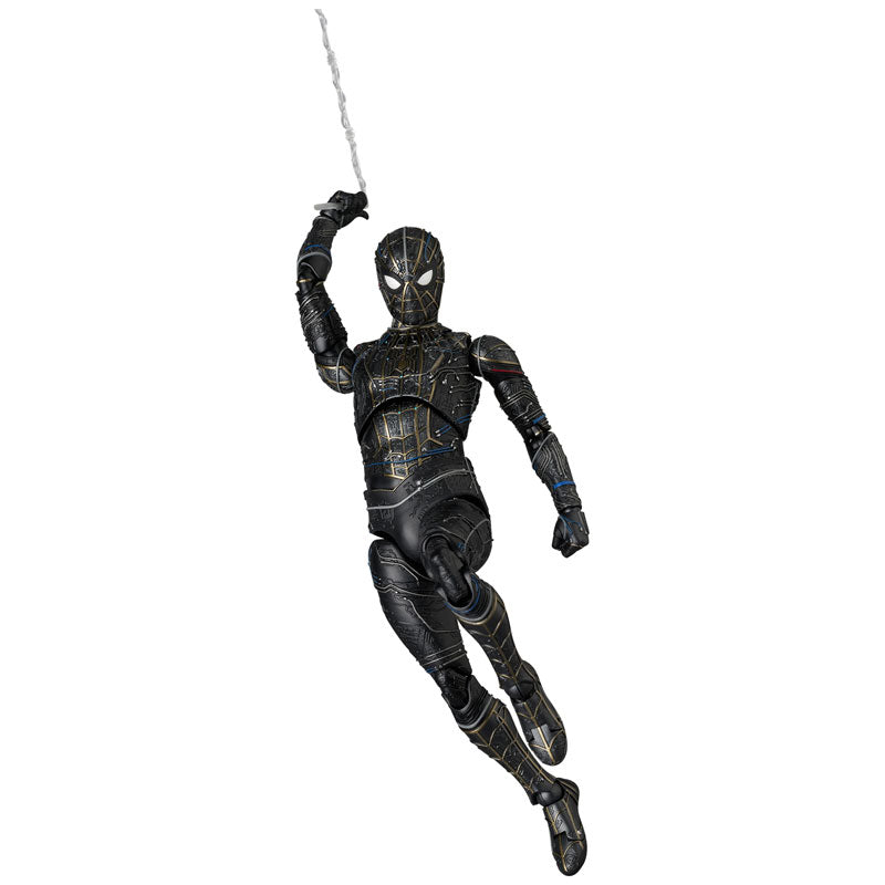 Marvel Mafex Figure Spider Man No Way Home - Spider Man Black & Gold Suit [Pre-Order Jan 2027]