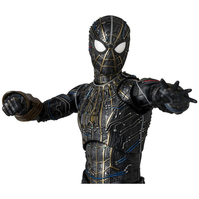 Marvel Mafex Figure Spider Man No Way Home - Spider Man Black & Gold Suit [Pre-Order Jan 2027]