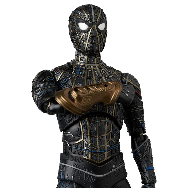 Marvel Mafex Figure Spider Man No Way Home - Spider Man Black & Gold Suit [Pre-Order Jan 2027]