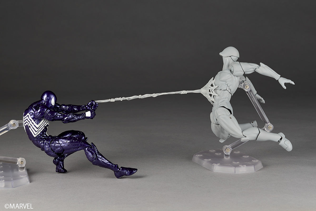 Marvel Revoltech Amazing Yamaguchi - Symbiote Spider-Man Purple
