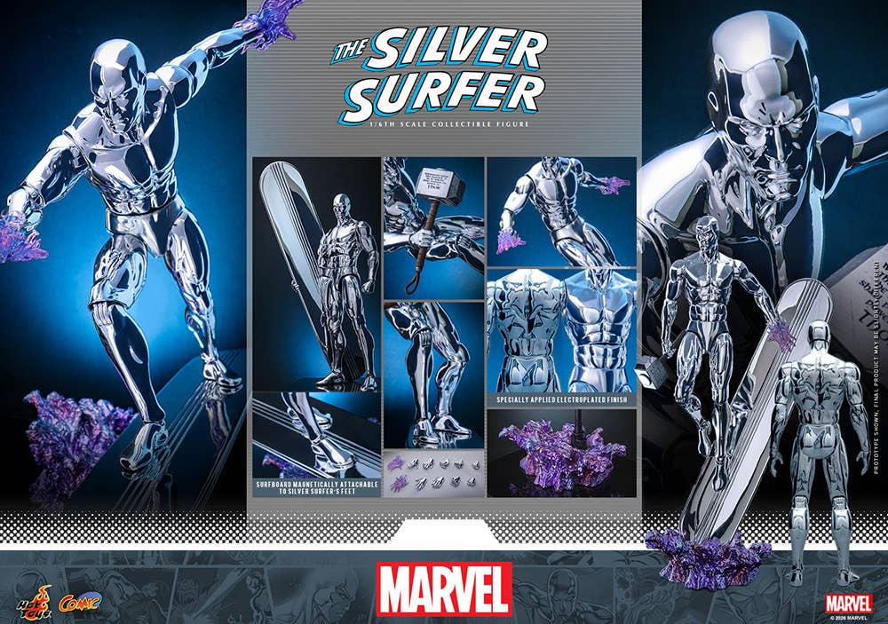 Marvel Comic Masterpiece Scale 1/6 Figure - Silver Surfer [Pre