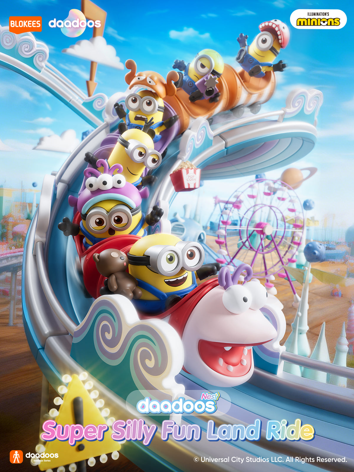 Minions Blokees Figure - Daadoos Nest Series 01 The Roller Dorable Coaster [Pre-Order Jul 2026]