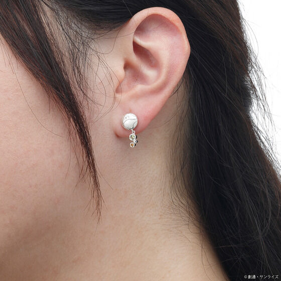 Mobile Suit Gundam STRICT-G x THE KISS - Haro Silver Earrings