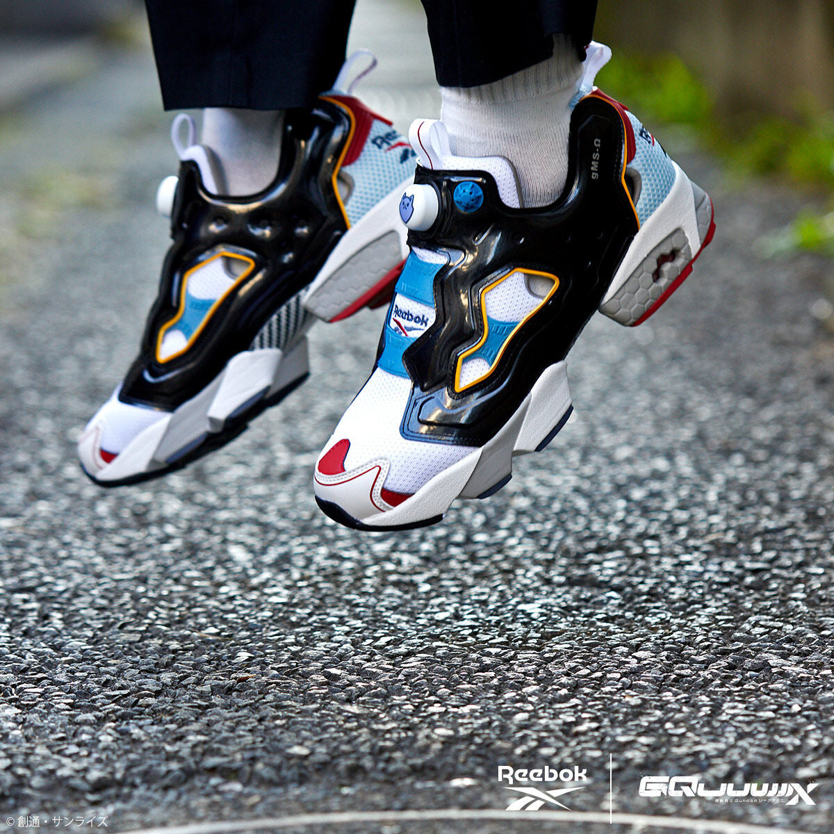Mobile Suit Gundam x Reebok Collaboration - Instapump Fury 94 Sneakers [Pre-Order Mar 2026]
