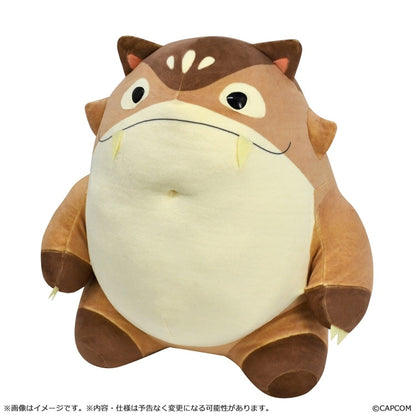 Monster Hunter Wilds Mochi Hug Plushie - Large Barrel Bomb (Moriba) [Pre-Order Dec 2026]