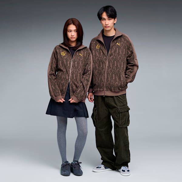 Monster Hunter Wilds x Puma - Unisex Arkveld T7 Track Jacket Flat Bronze