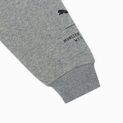 Monster Hunter Wilds x Puma - Unisex Felyne Grey Hoodie