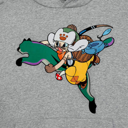 Monster Hunter Wilds x Puma - Unisex Felyne Grey Hoodie