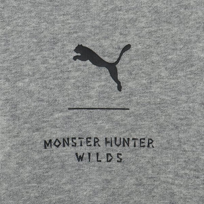 Monster Hunter Wilds x Puma - Unisex Felyne Grey Hoodie