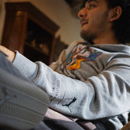 Monster Hunter Wilds x Puma - Unisex Felyne Grey Hoodie