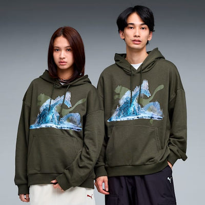 Monster Hunter Wilds x Puma - Unisex Jin Dahaad Khaki Hoodie
